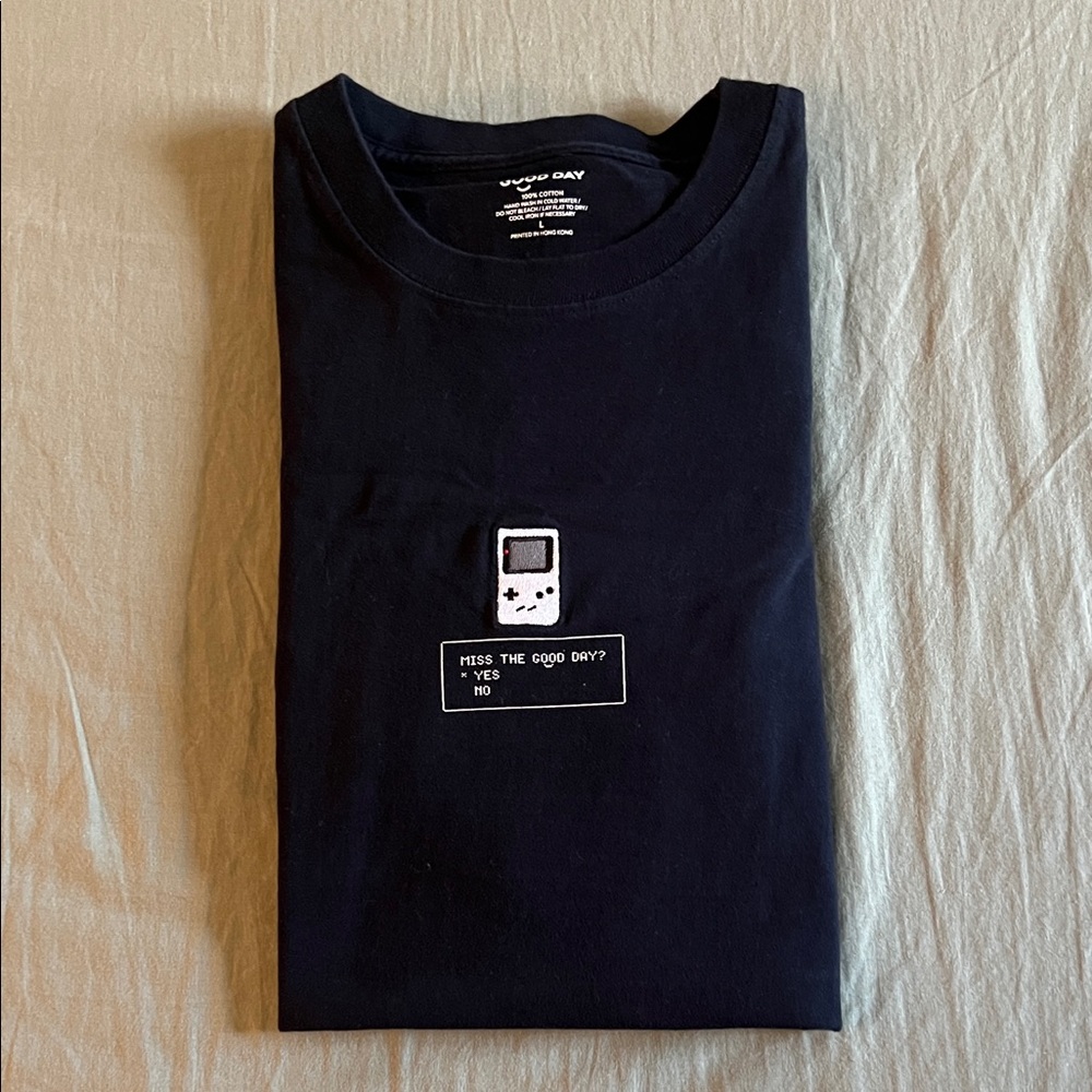Dark Blue Graphic T-Shirt